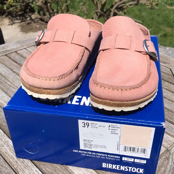 Birkenstock Buckley Pink Clearance (Birkenstock Buckley soft pink size 39  Narrow)